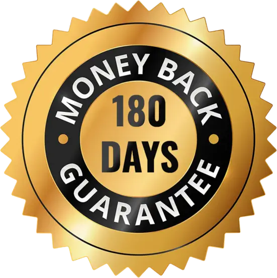 NerveCalm 180 days money back guarantee