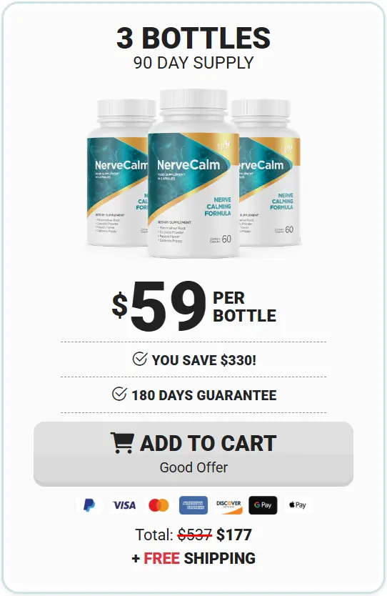 NerveCalm buy 3 bottle